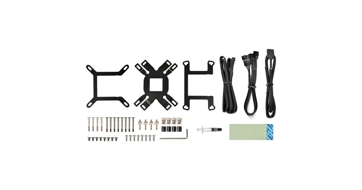 Thermaltake Floe RC240 CPU & Memory AIO Liquid Cooler 240mm, Wasserkühlung(schwarz)
