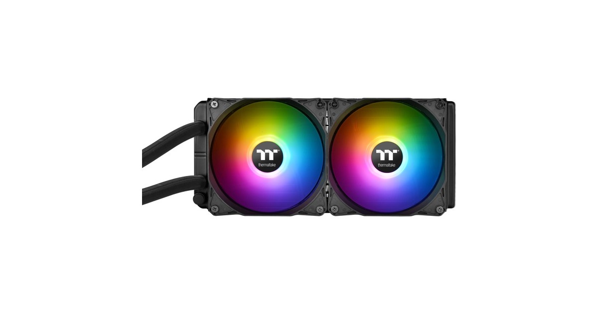 Thermaltake Floe RC240 CPU & Memory AIO Liquid Cooler 240mm, Wasserkühlung(schwarz)