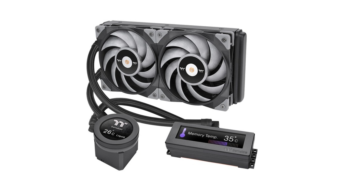 Thermaltake Floe RC Ultra 240 CPU & Memory AIO Liquid Cooler 240mm, Wasserkühlung