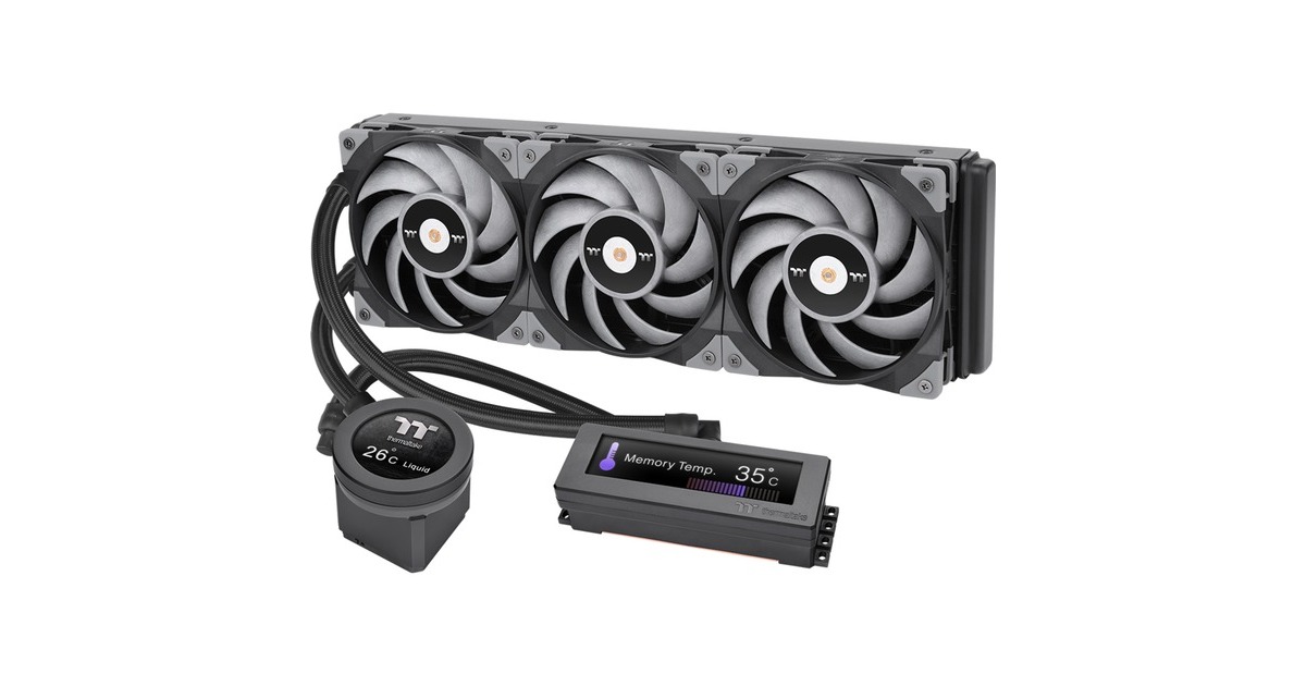 Thermaltake Floe RC Ultra 360 CPU & Memory AIO Liquid Cooler 360mm, Wasserkühlung