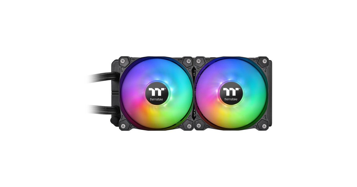 Thermaltake Floe Ultra 240 RGB CPU AIO Liquid Cooler 240mm, CPU-Kühler(schwarz)