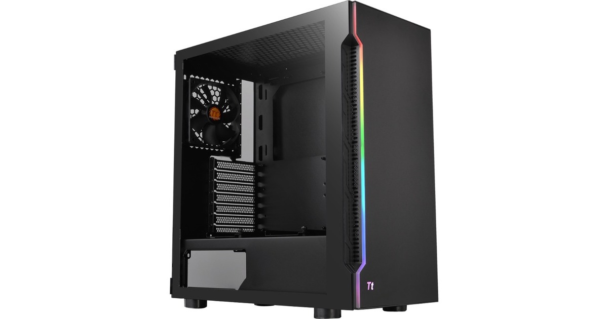 Thermaltake H200 TG RGB, Tower-Gehäuse(schwarz, Tempered Glass)
