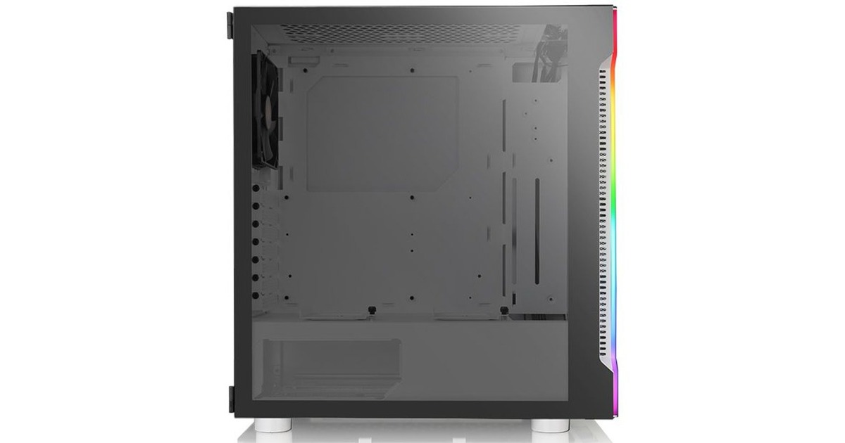 Thermaltake H200 TG Snow RGB, Tower-Gehäuse(weiß, Tempered Glass)