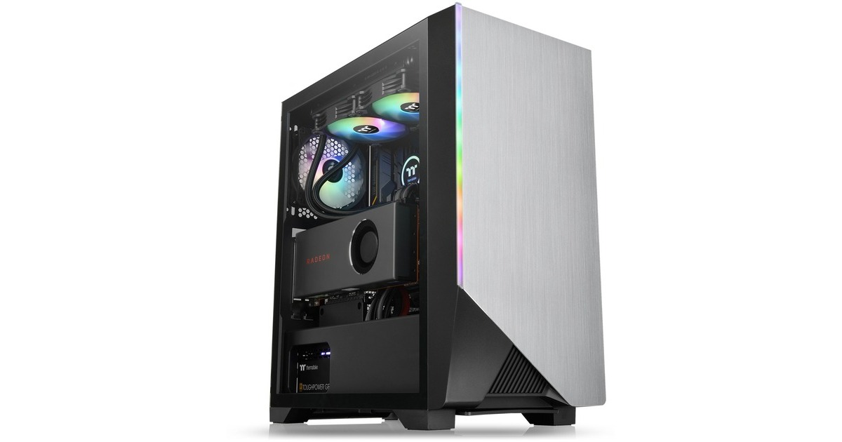 Thermaltake H550 TG ARGB, Tower-Gehäuse(schwarz, Tempered Glass)