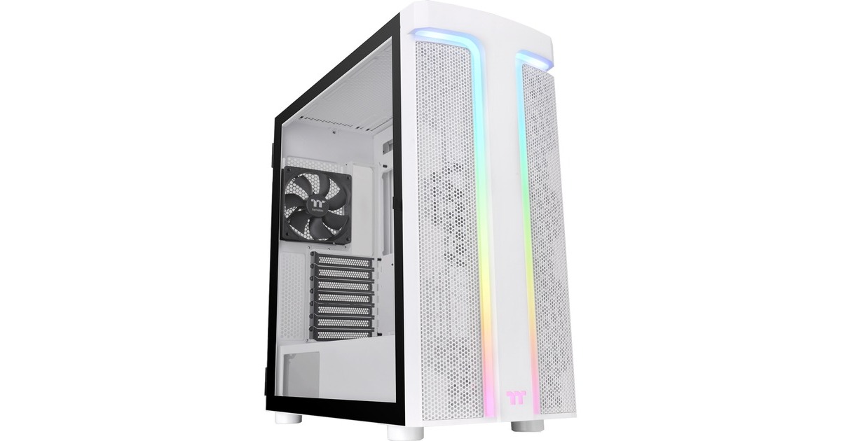 Thermaltake H590 TG ARGB Snow, Tower-Gehäuse(weiß, Tempered Glass)