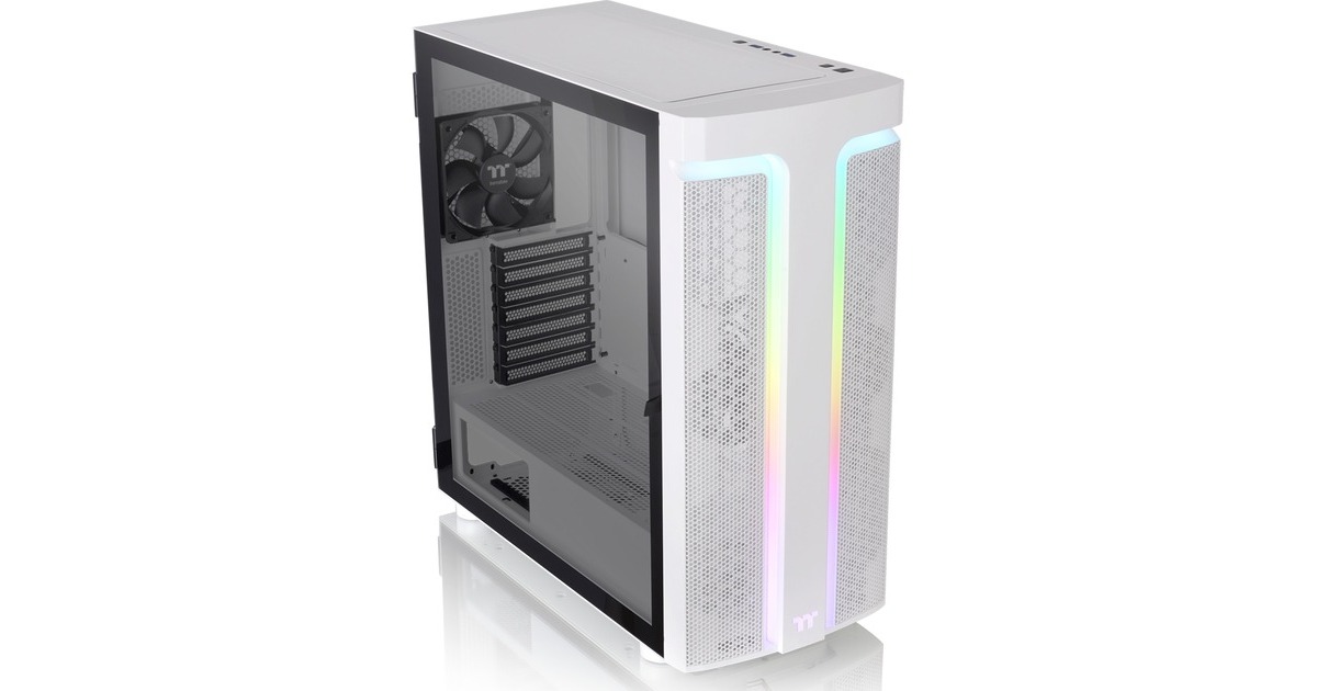 Thermaltake H590 TG ARGB Snow, Tower-Gehäuse(weiß, Tempered Glass)