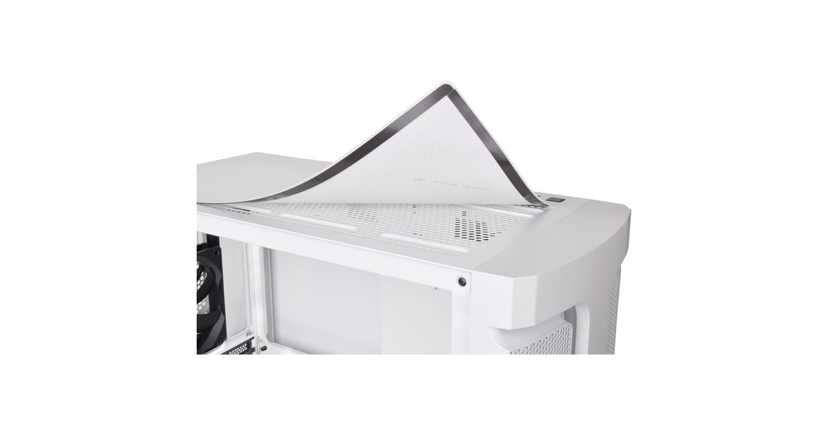 Thermaltake H590 TG ARGB Snow, Tower-Gehäuse(weiß, Tempered Glass)