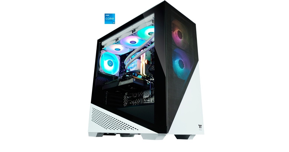 Thermaltake Hyperion Snow, Gaming-PC(weiß, Windows 11 Home 64-Bit)