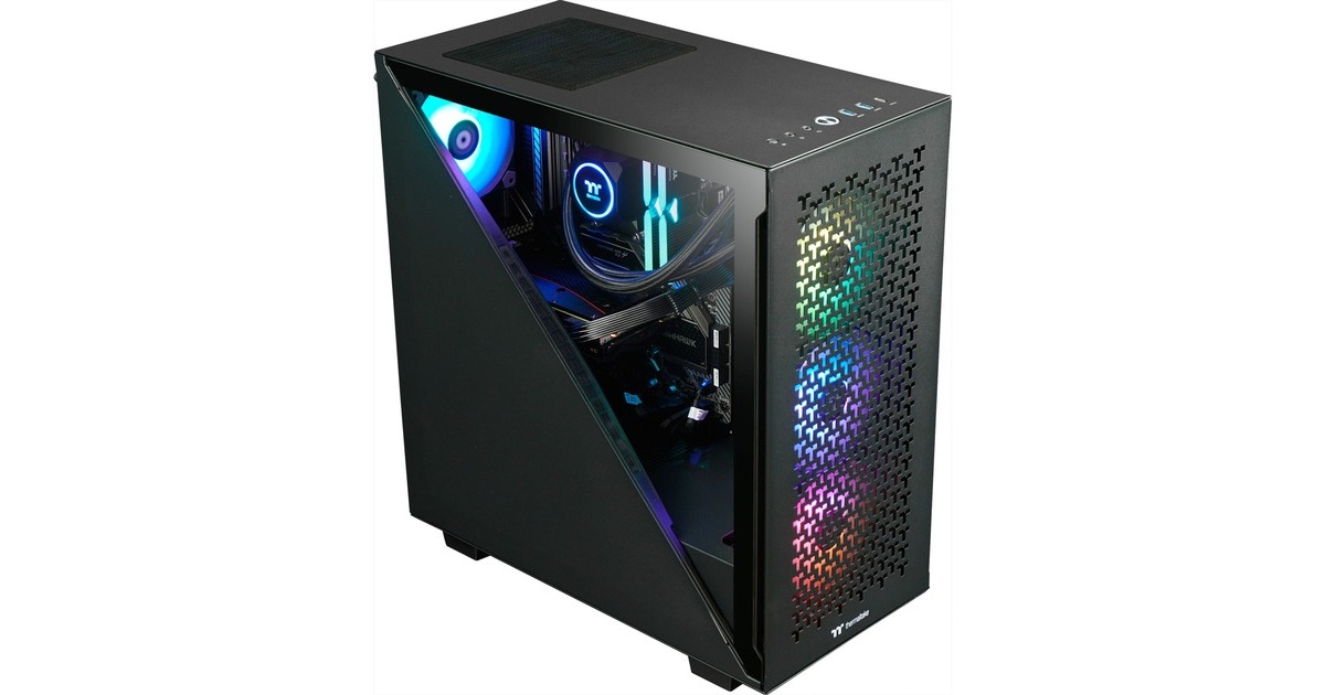 Thermaltake Kallisto Black, Gaming-PC(schwarz/transparent, Windows 11 Home 64-Bit)