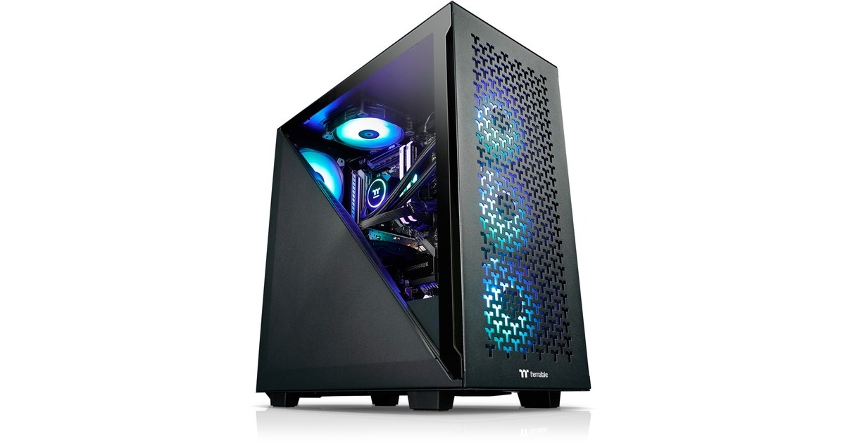 Thermaltake Kallisto Black, Gaming-PC(schwarz/transparent, Windows 11 Home 64-Bit)