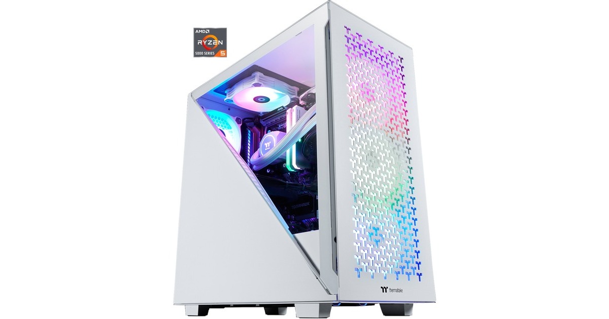Thermaltake Kallisto White, Gaming-PC(weiß/transparent, Windows 11 Home 64-Bit)