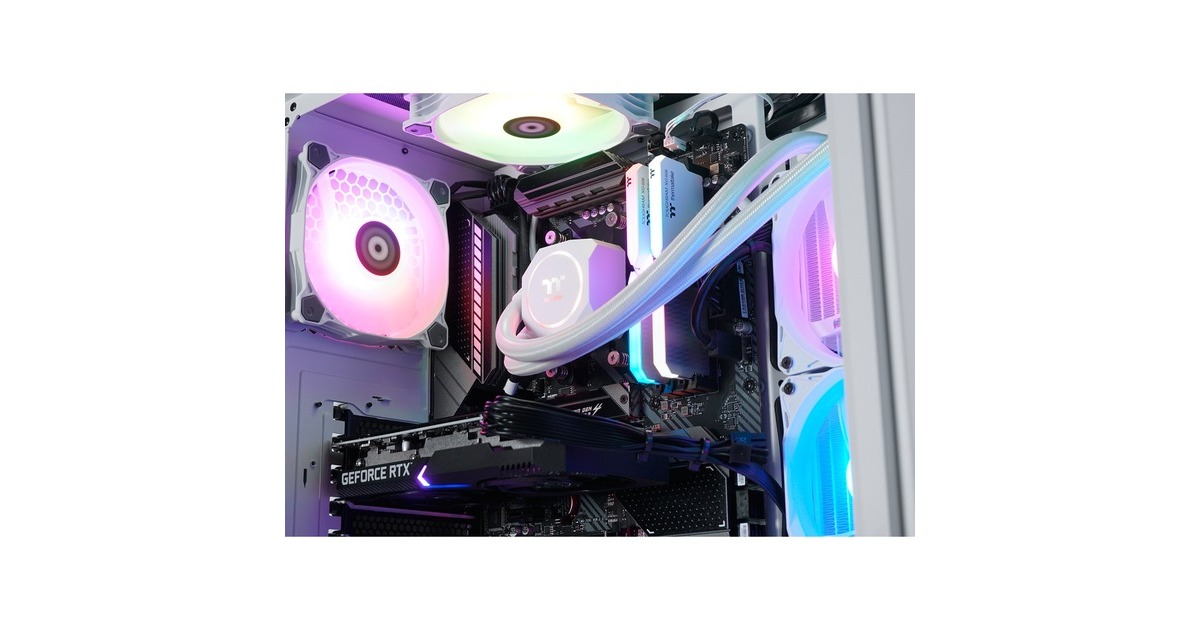 Thermaltake Kallisto White, Gaming-PC(weiß/transparent, Windows 11 Home 64-Bit)