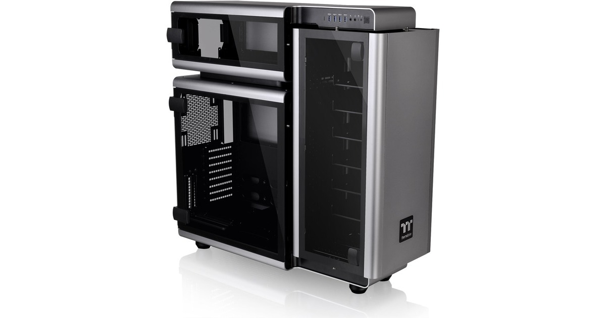 Thermaltake Level 20 Tempered Glass Edition, Big-Tower-Gehäuse(grau/schwarz)