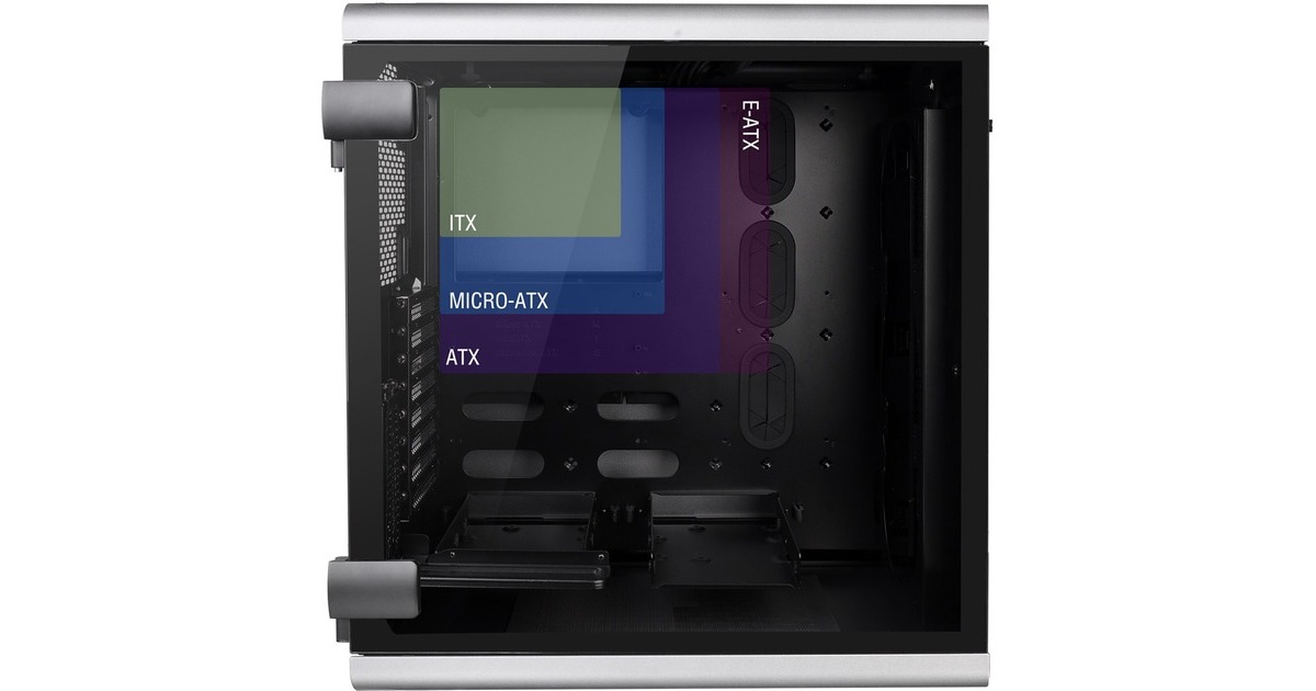 Thermaltake Level 20 Tempered Glass Edition, Big-Tower-Gehäuse(grau/schwarz)