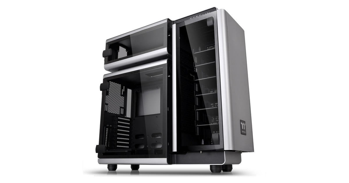 Thermaltake Level 20 Tempered Glass Edition, Big-Tower-Gehäuse(grau/schwarz)