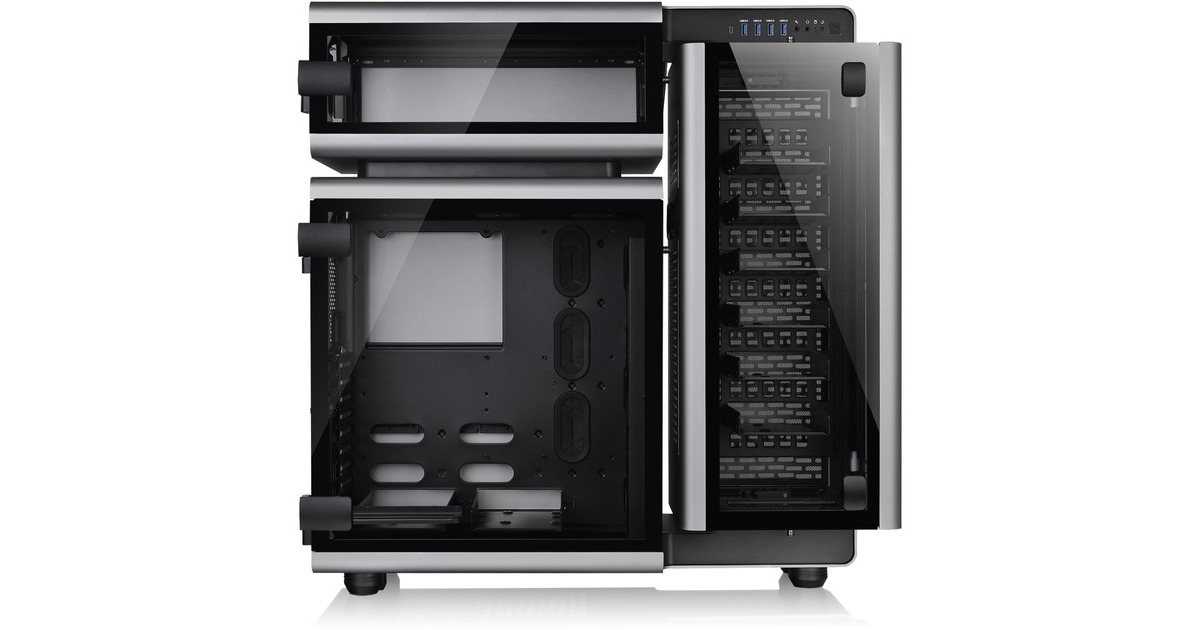 Thermaltake Level 20 Tempered Glass Edition, Big-Tower-Gehäuse(grau/schwarz)