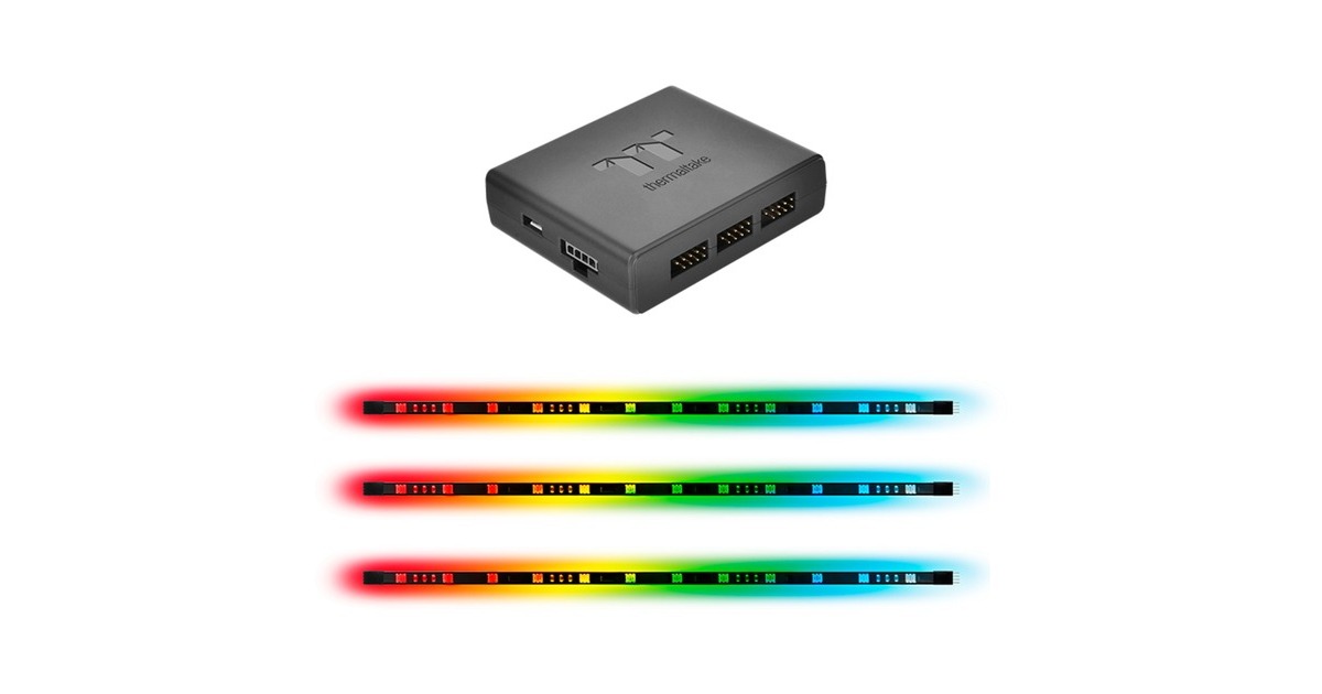 Thermaltake Lumi RGB Plus Strip 3 Pack, LED-Streifen Thermaltake Lumi RGB Plus Strip 3 Pack, LED-Streifen
