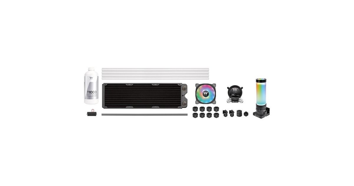 Thermaltake Pacific CLM360 Ultra Hard Tube Liquid Cooling Kit 360mm, Wasserkühlung