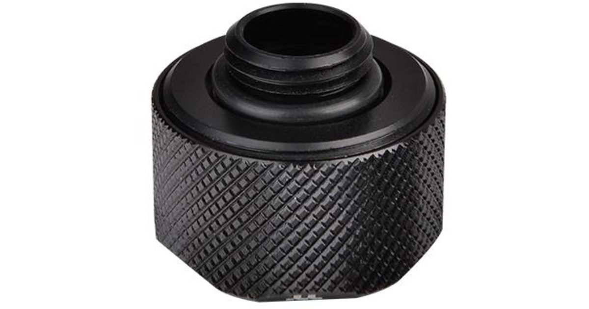 Thermaltake Pacific C-PRO G1/4 PETG Tube 16mm OD Compression – Black, Verbindung(schwarz, 6 Stück)