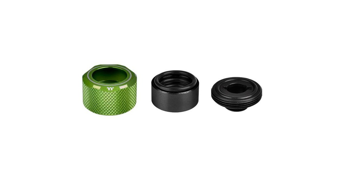 Thermaltake Pacific C-PRO G1/4 PETG Tube 16mm OD Compression – Green, Verbindung(grün)