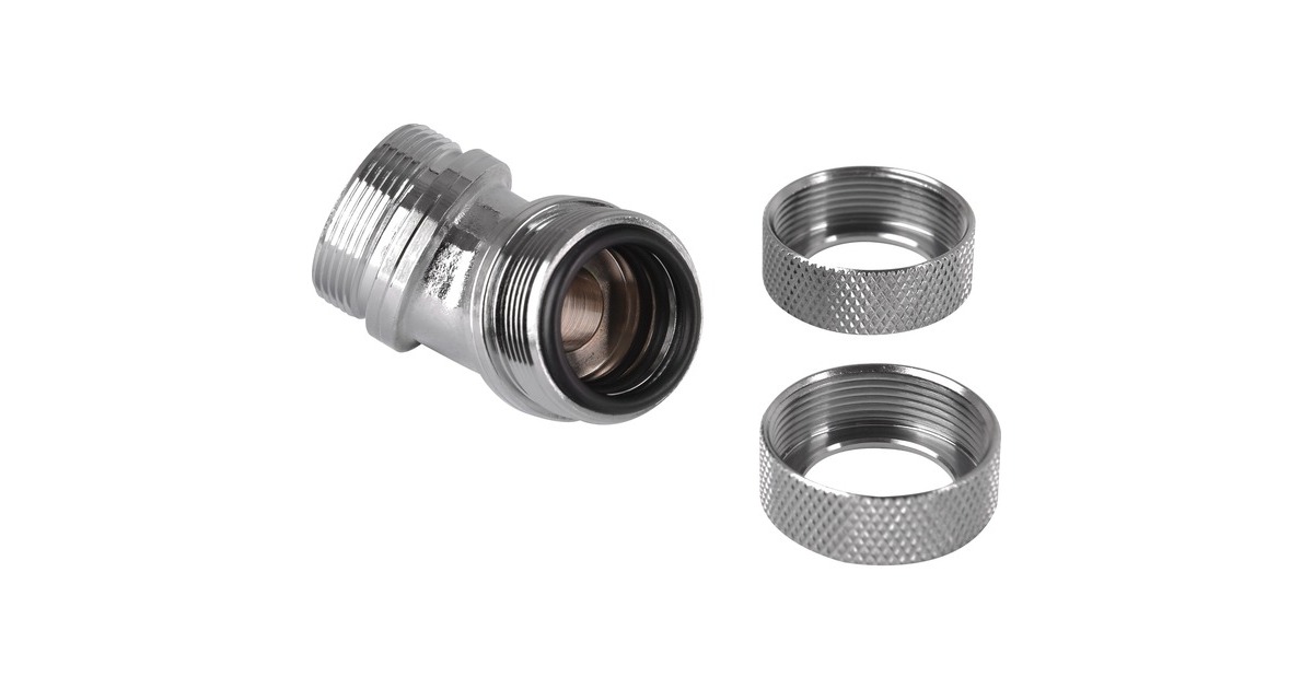 Thermaltake Pacific G1/4 PETG Tube 45-Degree Dual Compression, Adapter(silber, 16mm OD)