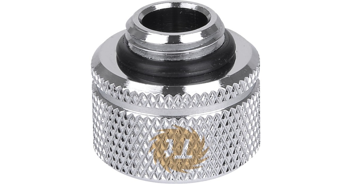 Thermaltake Pacific G1/4 PETG Tube 5/8" (16mm) OD Adapter, Anschlüsse(silber, CL-W064-CU16SL-A)