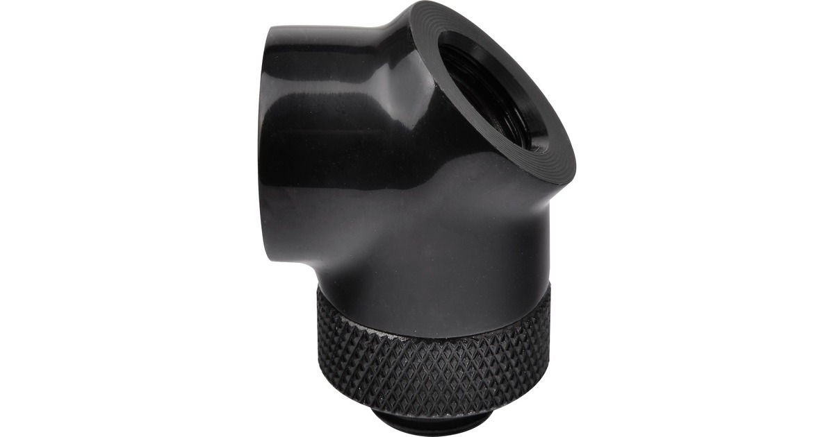 Thermaltake Pacific G1/4" 45 & 90° Adapter, Verbindung(schwarz)