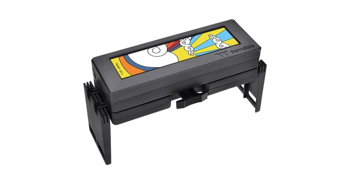 Thermaltake Pacific R2 Ultra Memory LCD Monitor Kit(9.906 cm (3.9 Zoll), schwarz)