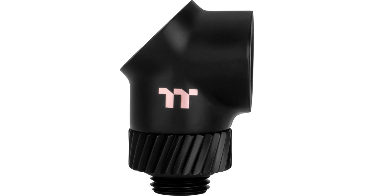 Thermaltake Pacific SF 45 & 90° Adapter, Verbindung(schwarz (matt))