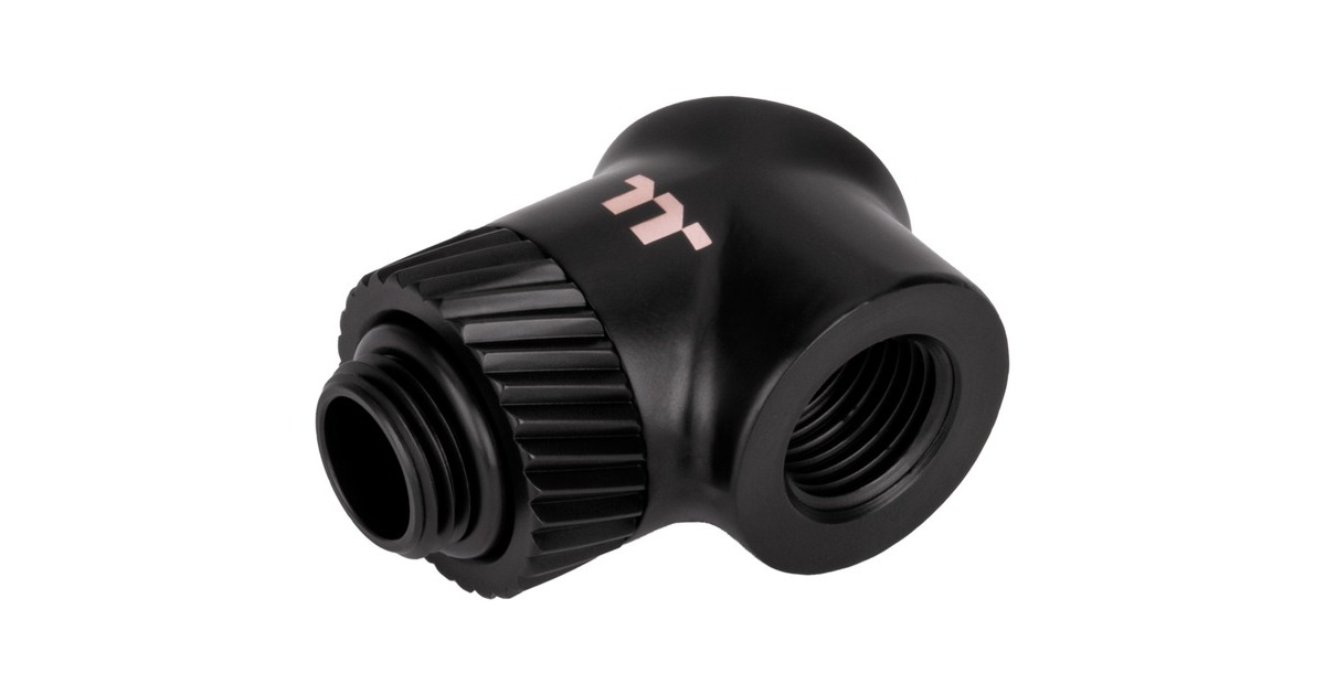 Thermaltake Pacific SF 45 & 90° Adapter, Verbindung(schwarz (matt))
