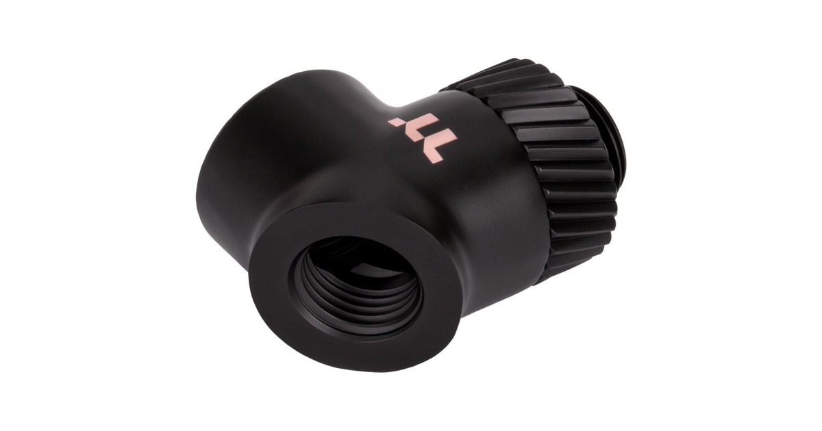 Thermaltake Pacific SF 45 & 90° Adapter, Verbindung(schwarz (matt))