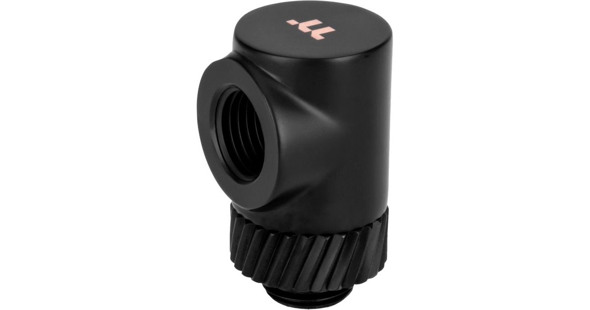 Thermaltake Pacific SF 90° Adapter, Verbindung(schwarz (matt))