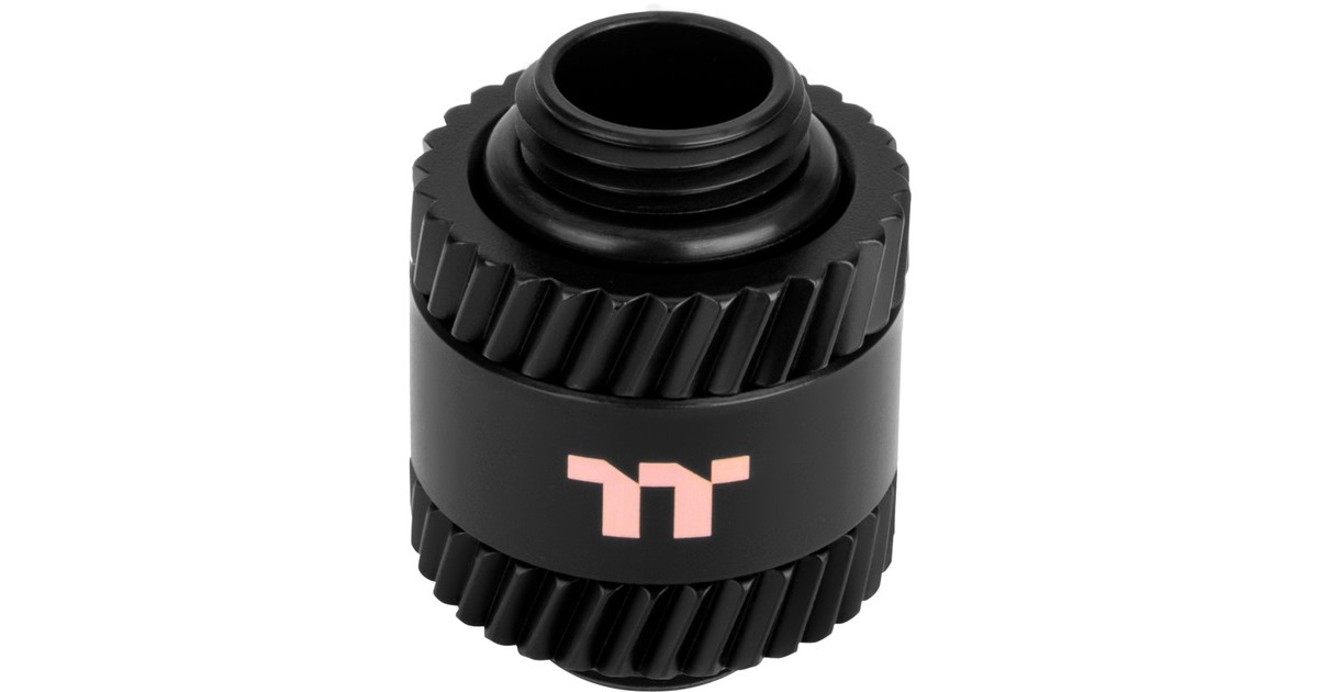 Thermaltake Pacific SF Male to Male 20mm Extender, Verbindung(schwarz (matt))