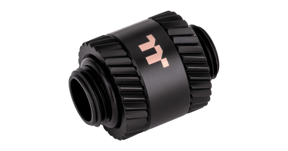 Thermaltake Pacific SF Male to Male 20mm Extender, Verbindung(schwarz (matt))