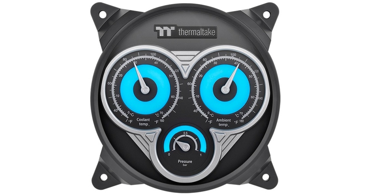 Thermaltake Pacific TF3 Liquid Cooling System Dashboard, Set(schwarz)