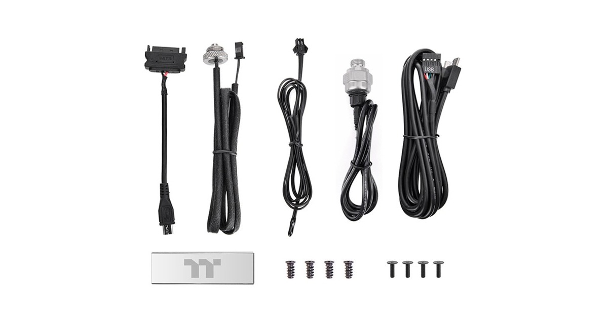 Thermaltake Pacific TF3 Liquid Cooling System Dashboard, Set(schwarz)