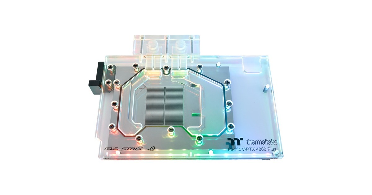 Thermaltake Pacific V-RTX 4080 Plus (ASUS ROG & TUF) GPU Water Block, Wasserkühlung(transparent)