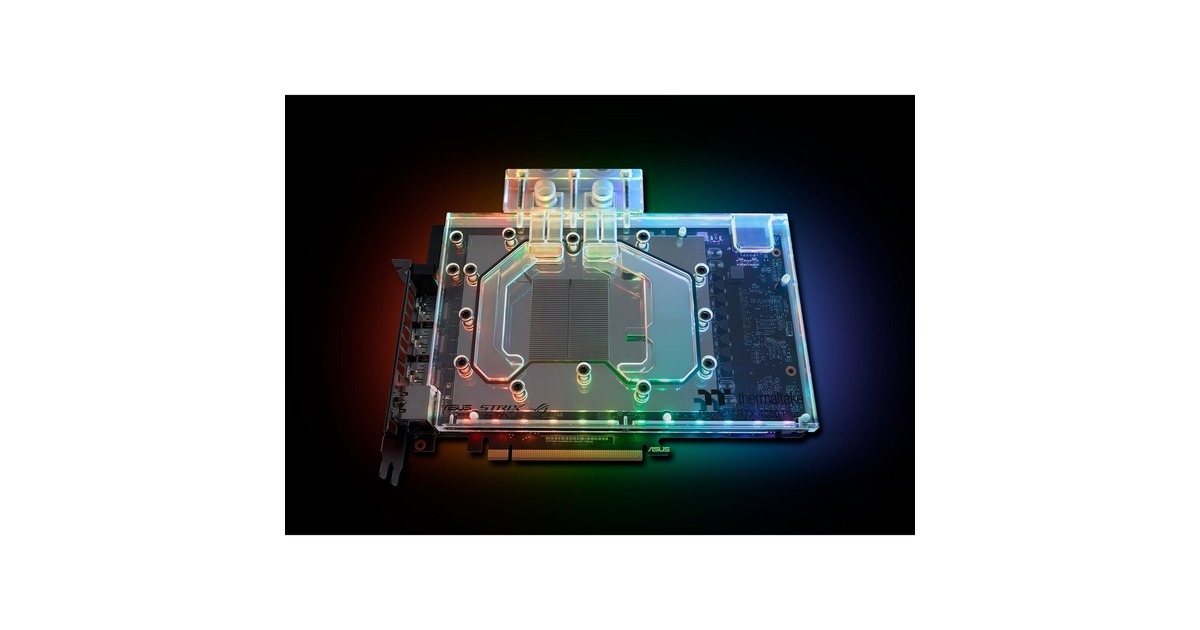 Thermaltake Pacific V-RTX 4080 Plus (ASUS ROG & TUF) GPU Water Block, Wasserkühlung(transparent)