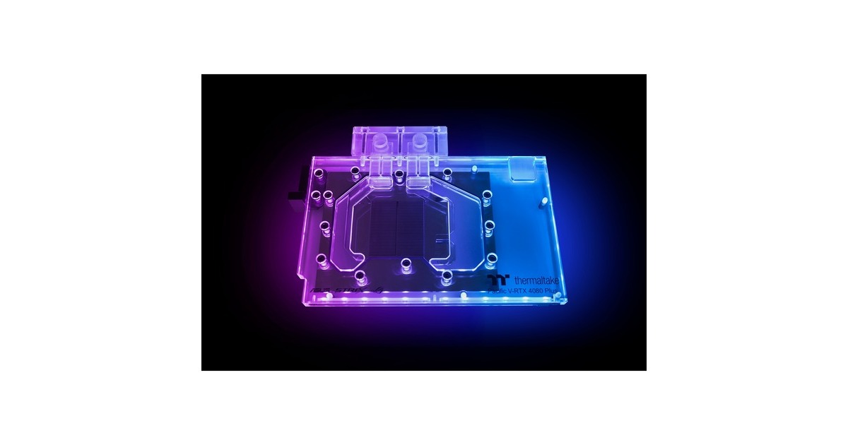 Thermaltake Pacific V-RTX 4080 Plus (ASUS ROG & TUF) GPU Water Block, Wasserkühlung(transparent)