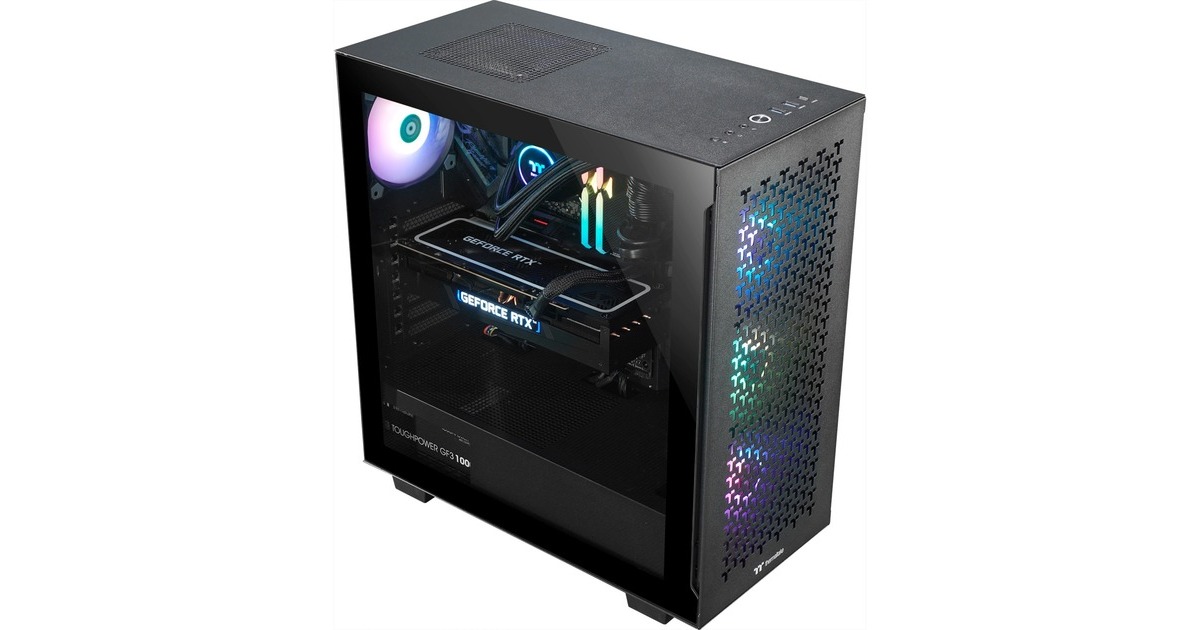 Thermaltake Prospero Black, Gaming-PC(schwarz/transparent, Windows 11 Home 64-Bit, Outlet) Thermaltake Prospero Black, Gaming-PC(schwarz/transparent, Windows 11 Home 64-Bit, Outlet)