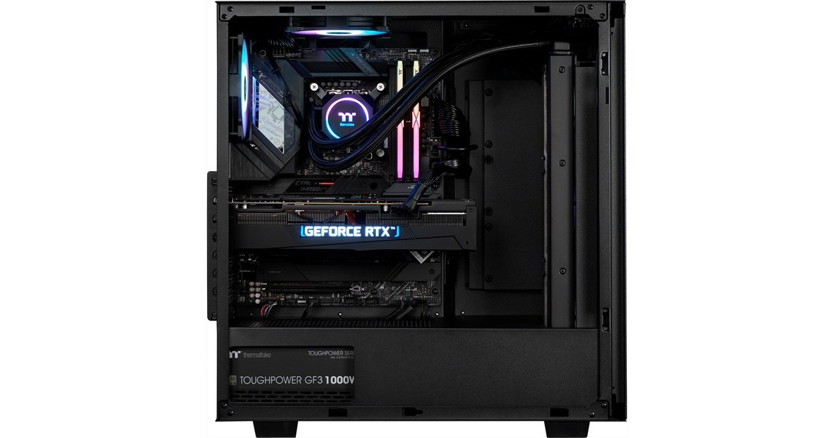 Thermaltake Prospero Black, Gaming-PC(schwarz/transparent, Windows 11 Home 64-Bit, Outlet) Thermaltake Prospero Black, Gaming-PC(schwarz/transparent, Windows 11 Home 64-Bit, Outlet)