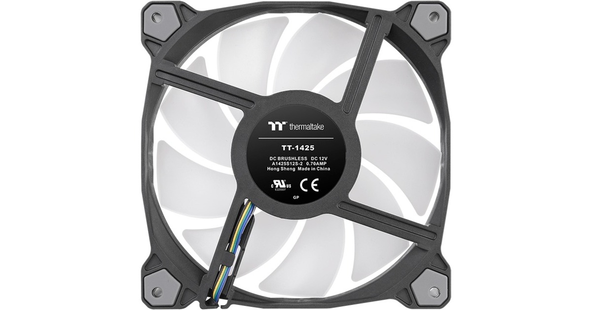 Thermaltake Pure Duo 14 ARGB Sync Radiator Fan, Gehäuselüfter(schwarz/transparent, 2er Set, 1x Controller, Outlet) Thermaltake Pure Duo 14 ARGB Sync Radiator Fan, Gehäuselüfter(schwarz/transparent, 2er Set, 1x Controller, Outlet)