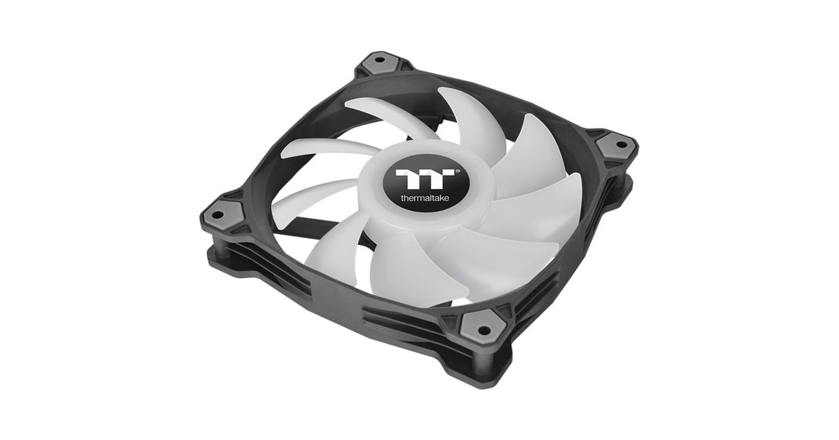 Thermaltake Pure Duo 14 ARGB Sync Radiator Fan, Gehäuselüfter(schwarz/transparent, 2er Set, 1x Controller)