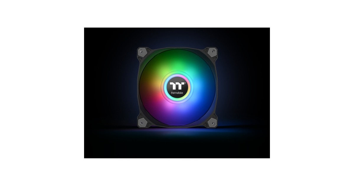 Thermaltake Pure Duo 14 ARGB Sync Radiator Fan, Gehäuselüfter(schwarz/transparent, 2er Set, 1x Controller, Outlet) Thermaltake Pure Duo 14 ARGB Sync Radiator Fan, Gehäuselüfter(schwarz/transparent, 2er Set, 1x Controller, Outlet)