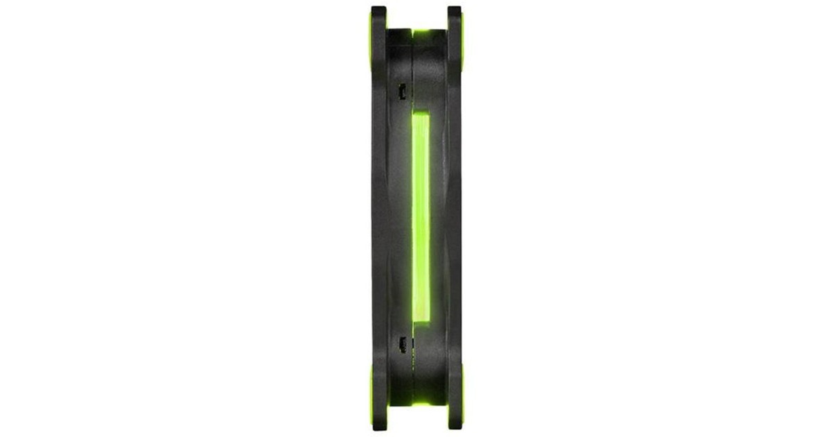 Thermaltake Riing 14 LED Green 140x140x25, Gehäuselüfter(schwarz/grün)