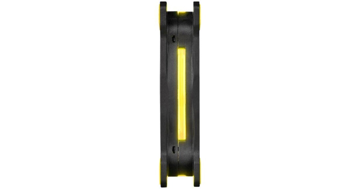 Thermaltake Riing 14 LED Yellow 140x140x25, Gehäuselüfter(schwarz/gelb)