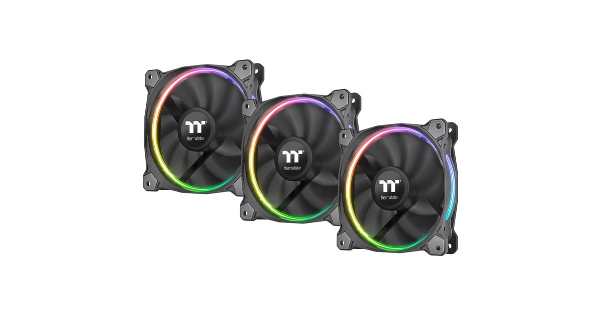 Thermaltake Riing 14 RGB Radiator Fan TT Premium Edition, Gehäuselüfter(3er Set)