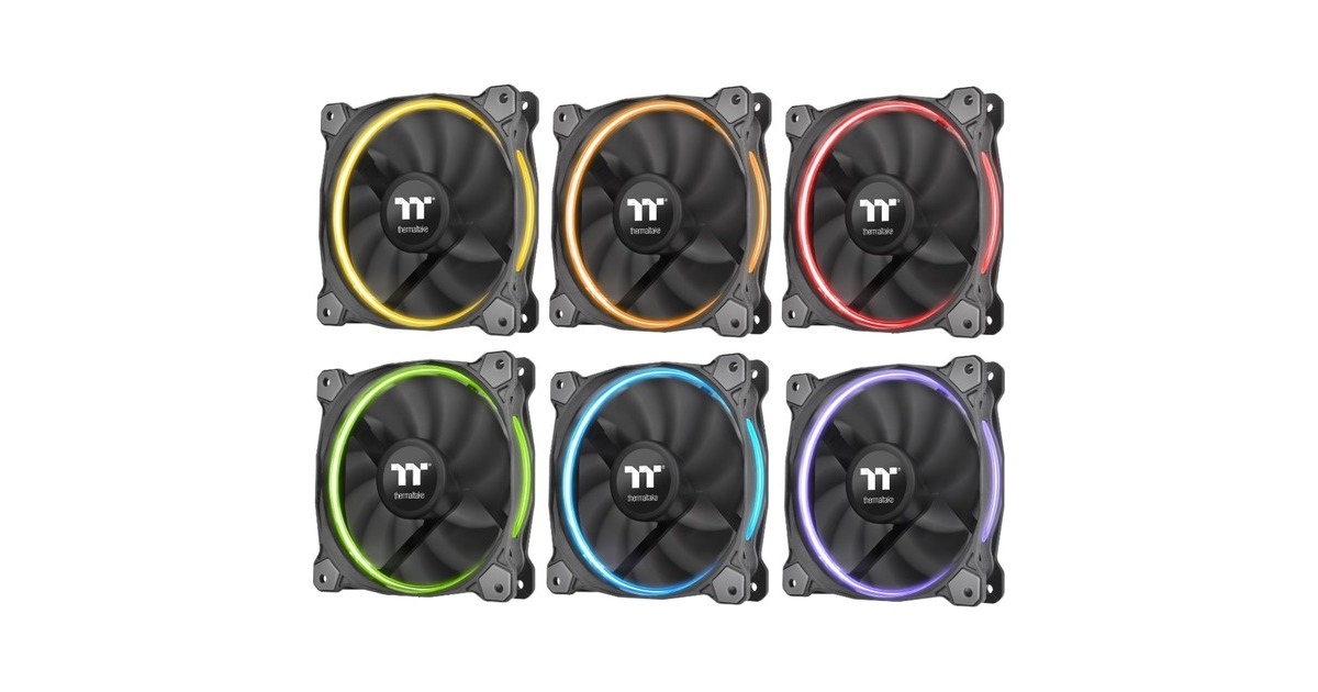 Thermaltake Riing 14 RGB Radiator Fan TT Premium Edition, Gehäuselüfter(3er Set)