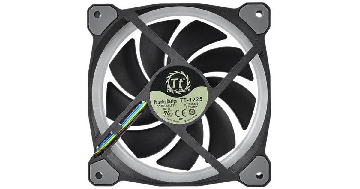 Thermaltake Riing Plus 12 RGB Kit 3x Fan +3x Lumi, Gehäuselüfter(3er Set + 3x Lumi)