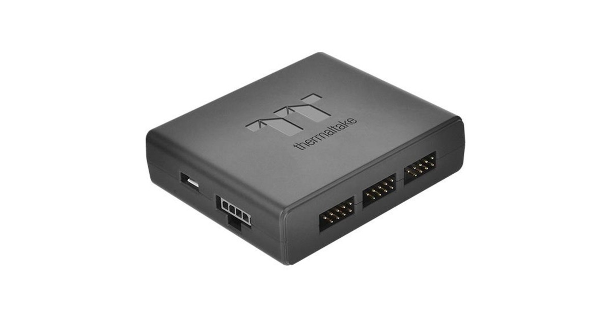 Thermaltake Riing Plus 12 RGB Kit 3x Fan +3x Lumi, Gehäuselüfter(3er Set + 3x Lumi)